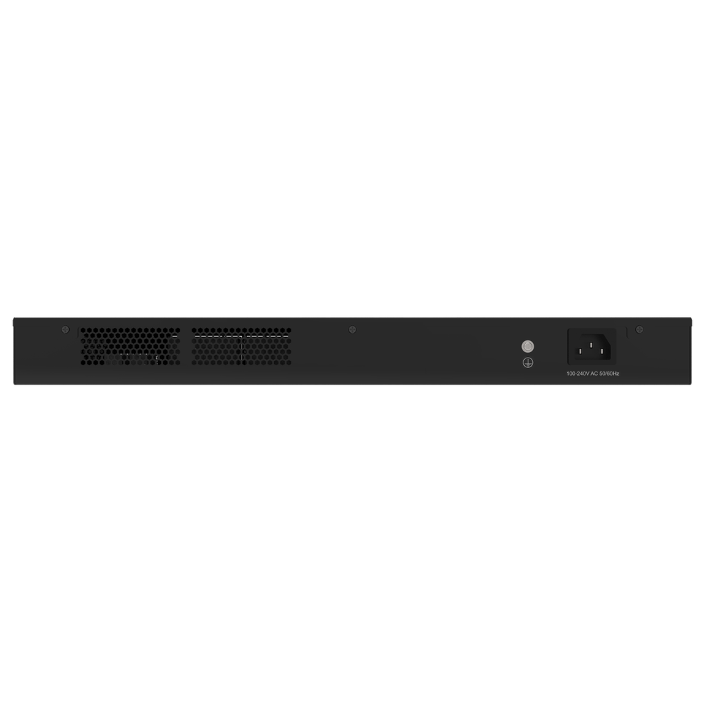 16 x 1000M copper ports and 2 x 1000M uplink SFP combo ports: 16 ports for PoE/PoE+, with the maximum PoE power up to 247 W; unmanaged switch;
