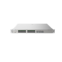 24 × 10/100/1000Base-T copper ports with auto-negotiation, 4 × SFP+ ports, fixed single AC power supply, PoE/PoE+ power supply, 370 W PoE power supply