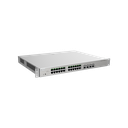 24 × 10/100/1000Base-T copper ports with auto-negotiation, 4 × SFP+ ports, fixed single AC power supply, PoE/PoE+ power supply, 370 W PoE power supply