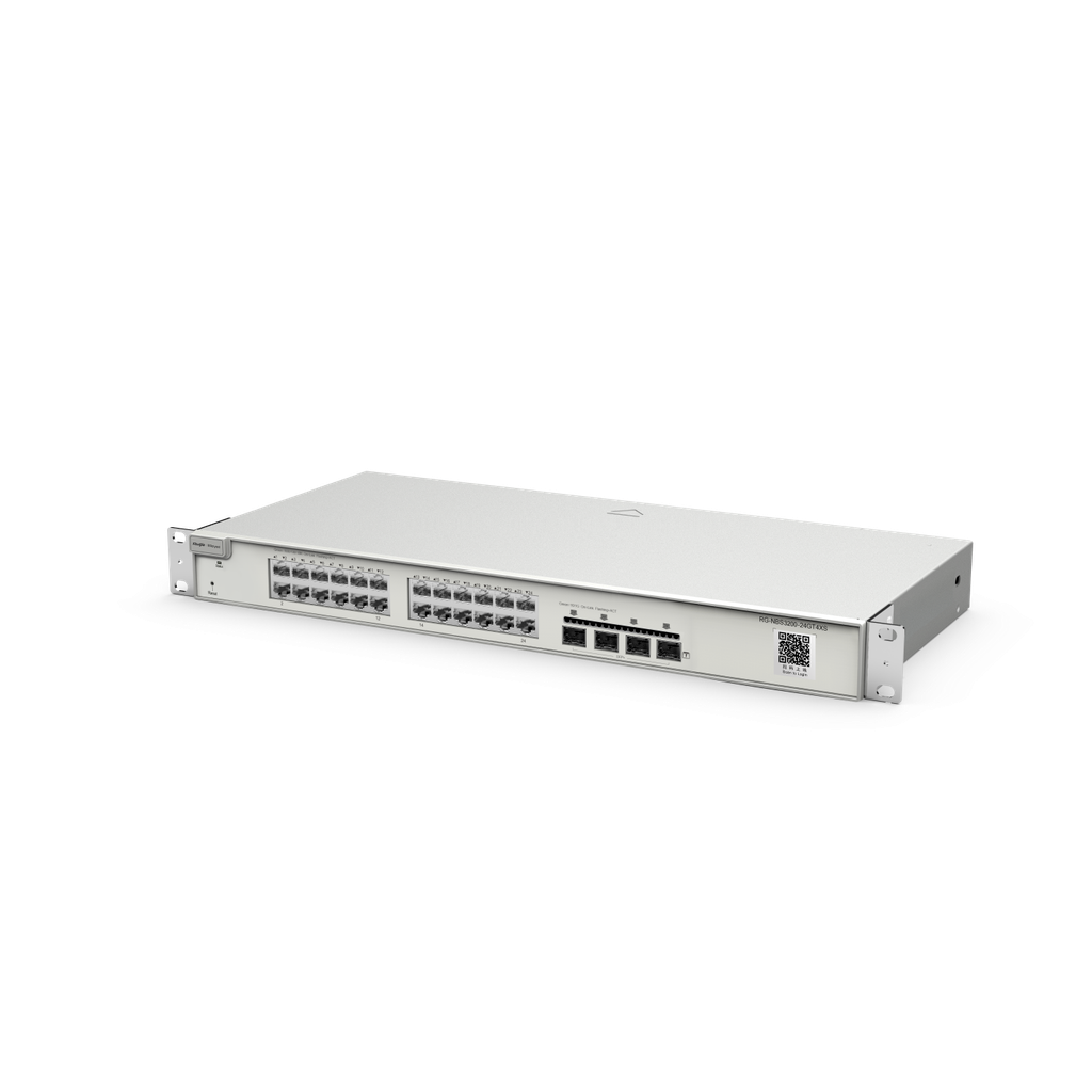 24-Port L2 Managed 10G Switch, 24 Gigabit RJ45 Ports, 4 *10G SFP+ Slots,19-inch Rack-mountable Steel Case