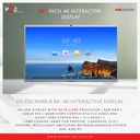 شاشة تفاعلية ذكية 86 بوصة 4K من Hikvision 