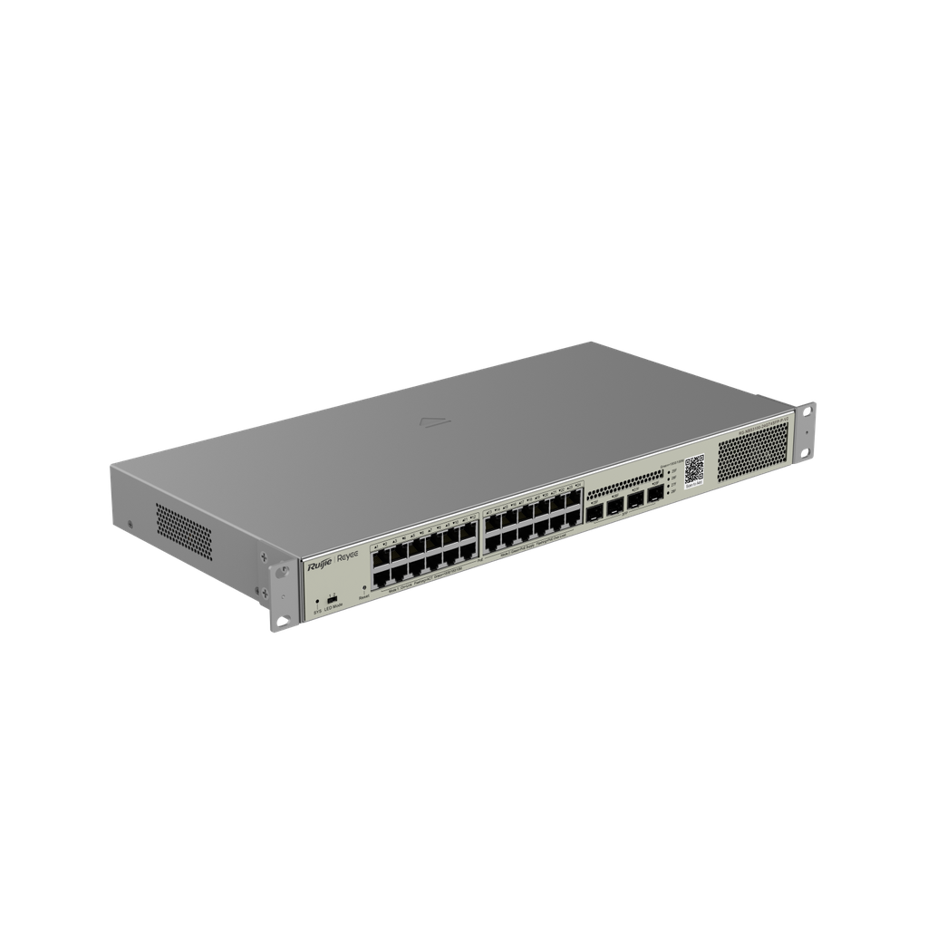 سويتش جيجابت في الثانية 24 منافذ و 4SFP- POE -و كلاود مدى الحياة من Reyee