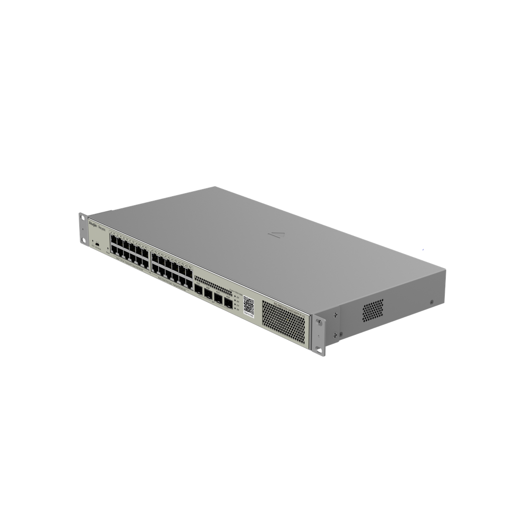 سويتش جيجابت في الثانية 24 منافذ و 4SFP- POE -و كلاود مدى الحياة من Reyee