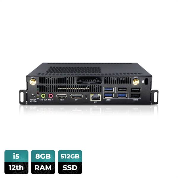 جهاز كمبيوتر OPS مدمج | Intel Core i5 | 8GB RAM | 512GB SSD | إصدار حديث