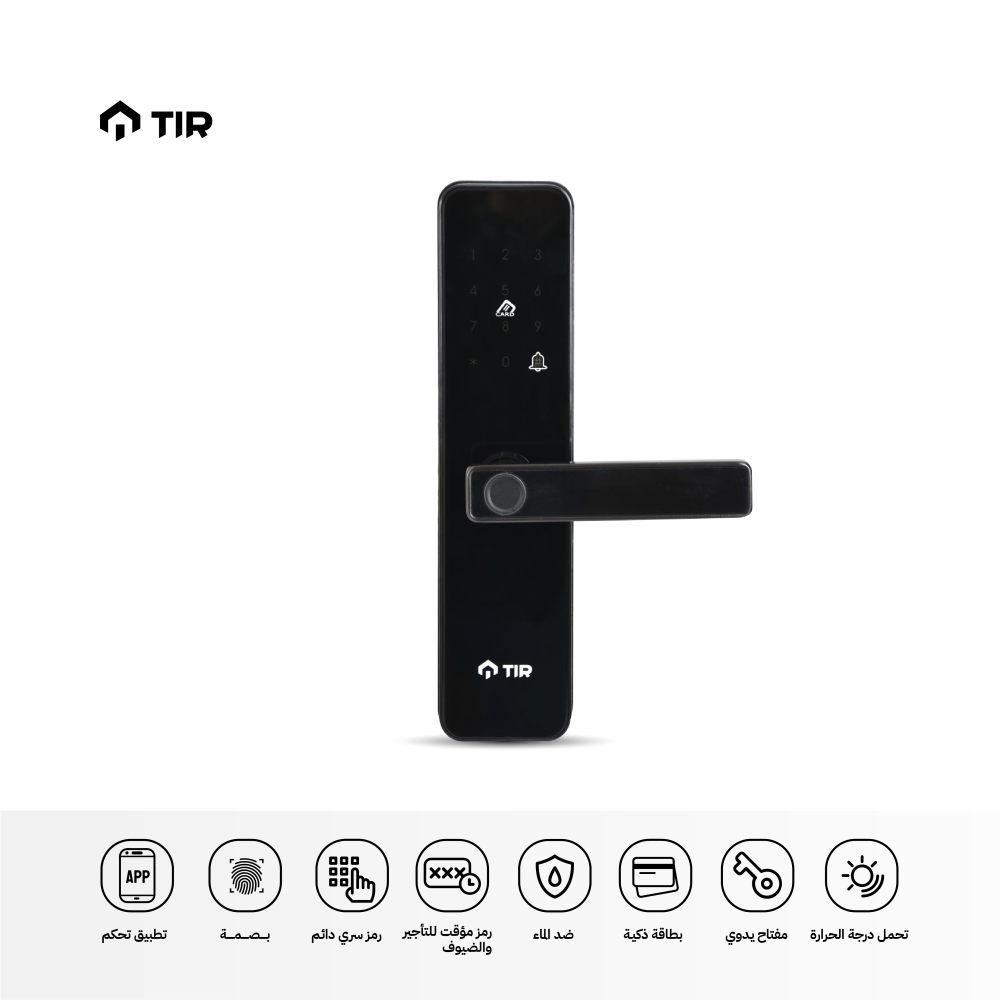 TIER Stainless Steel Smart Door Lock for Metal and Wooden Doors
