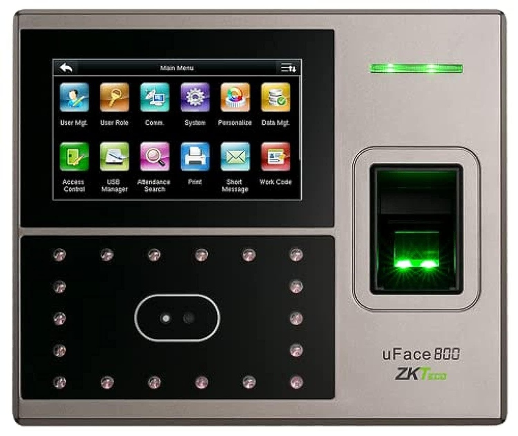 جهاز بصمة حضور و انصراف ZKTeco uFace800
