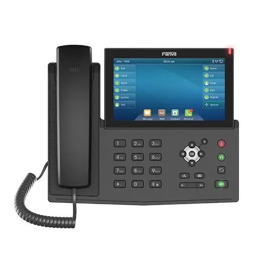 [X7] Fanvil economical gigabit phone,2 lines, POE, IPv6，1000 phonebook，2.28inch B/W screen with backlight