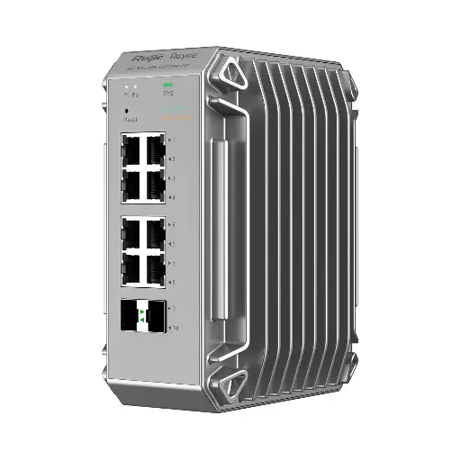 [RG-NIS3100-8GT2SFP-HP ( NEW )] سويتش  صناعي من روجي  مصمم خصيصًا للبيئات القاسية 