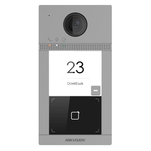 [DS-KV8113-WME1(C)(O-STD)] جرس انتركوم مع كاميرا 360 بدقة 2 ميجا هيكفيجن وكارت للدخول الذكي 