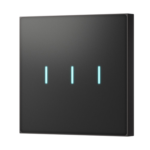 [LS220-GM3] Nature Switch (MATTE) (Black AG Glass - Gray 3  way)