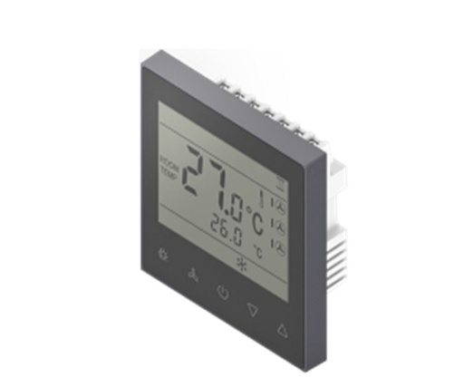 [LS220-WT1]  Nature Thermostat (Gray Frame - Black Glass)