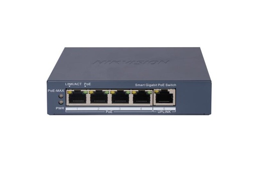 [DS-3E1505P-EI(O-STD)] Hikvision  4 Port Gigabit Smart POE Switch 