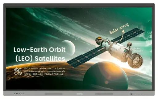 [RE8603A] شاشة تفاعلية من سلسلة Essential من نوع BenQ RE8603A، بحجم 86 بوصة، وبدقة 4K، مع نظام أندرويد مدمج.