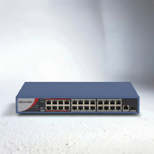 [DS-3E0326P-E/M(B)] 24 Port Fast Ethernet Unmanaged POE Switch 