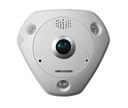 [DS-2CD6365G0E-IVS(1.27mm)(B)] كاميرا شبكية 6MP بانوراما 360° مع عدسة 1.27mm وميكرفون ومكبر صوت
