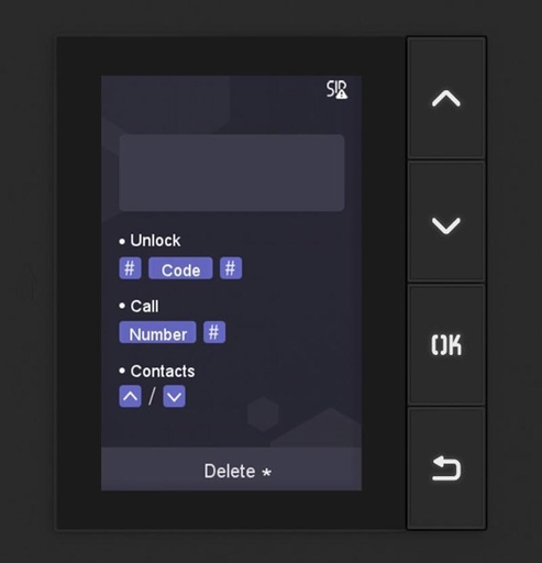 [DS-KD-DIS(O-STD)] لوحة تحكم انتركم 