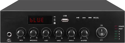 [PA-MP60UB] 60W Mini Digital Mixer Amplifier with USB & Bluetooth