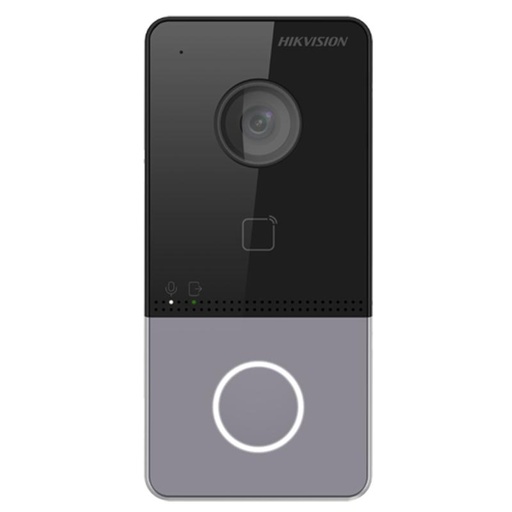 [DS-KV6113-PE1(C)(O-STD)] Plastic Villa Door Station with card read & 485 &indicators HIK Wifi Video Intercom