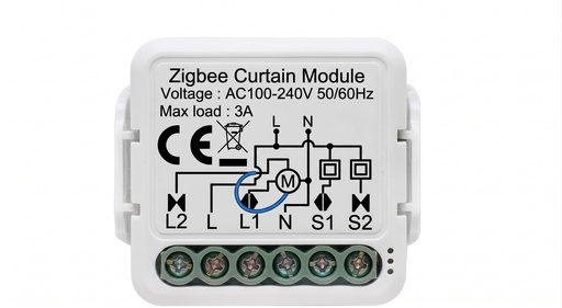[NEXRE-DC-Z] وحدة Zigbee (Dry Contact) تعمل بتوصيلNوL، أحادية (1Gang)، مخصّصة للتحكم الذكي بالأبواب، البوابات، الأنظمة الكهربائية، أو أي أجهزة تتطلب تلامسا جافًا