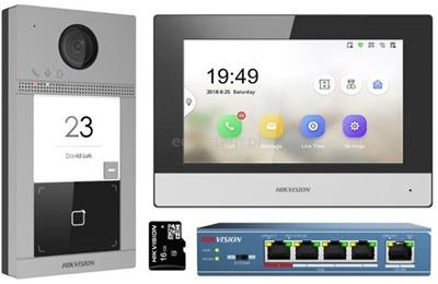 [DS-KIS604-S] HIKVISION IP VIDEO INTERCOM KIT