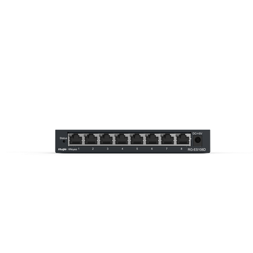 [RG-ES108D] Reyee 8-Port 100Mbps Switch with Lifetime Cloud