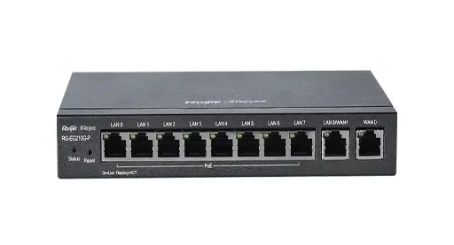 [RG-EG209GS] راوتر جيجابت في الثانية 8 منافذ و منفذ SFP يدعم دمج 4 خطوط و كلاود مدى الحياة من Reyee
