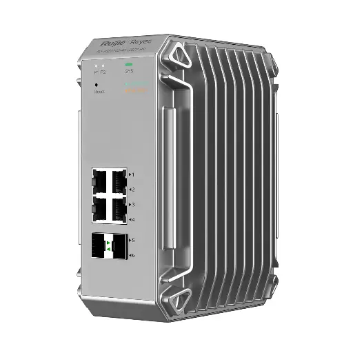 [RG-NIS3100-4GT2SFP-HP] Ruijie True Industrial Grade Switch with 4 POE 2SFP is specially designed for harsh environments.