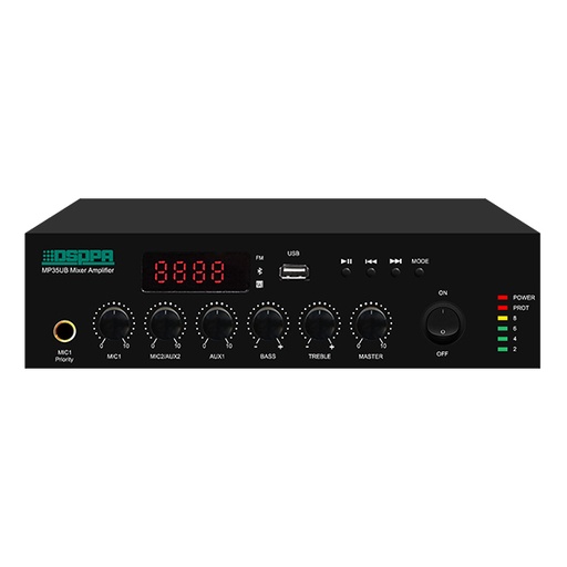 [MP60UB] Mini Digital Amplifier with Bluetooth and USB Input
