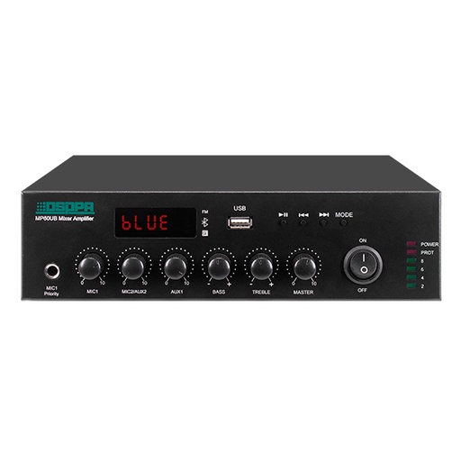 [MP120UB] مضخم صوت رقمي 120 وات يدعم البلوتوث مع مدخل USB من ديسبا 